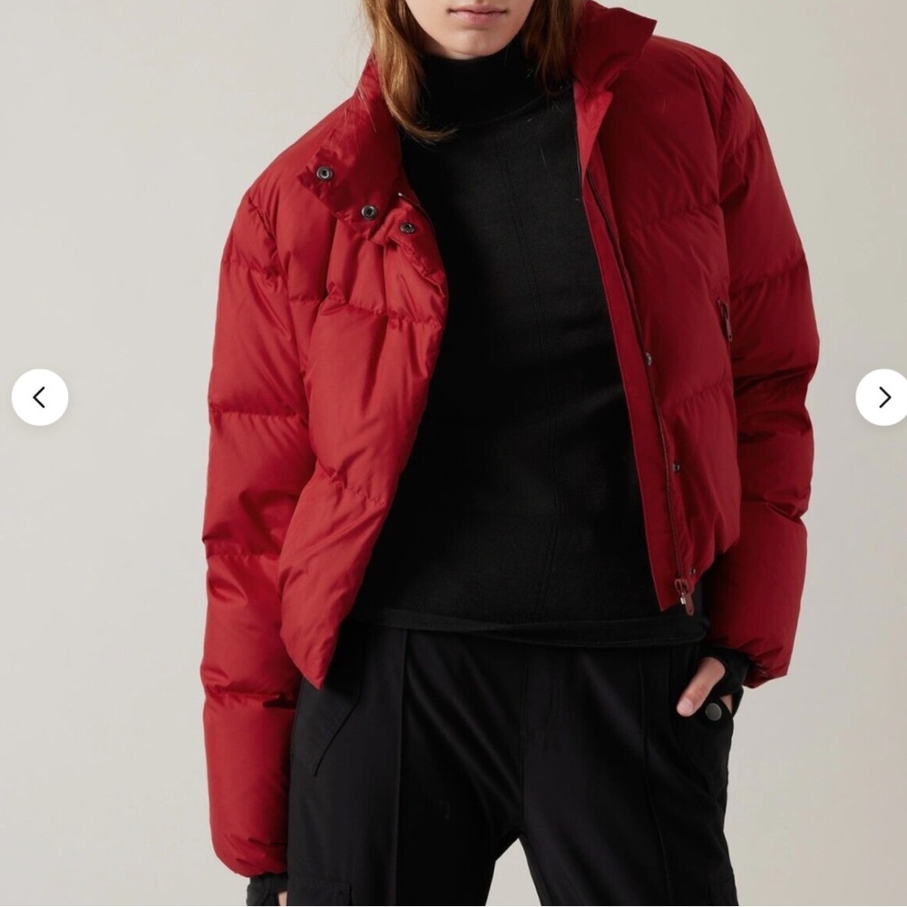 ☃️❄️☃️ ATHLETA  Summit down jacket, candy red, size L ☃️❄️☃️